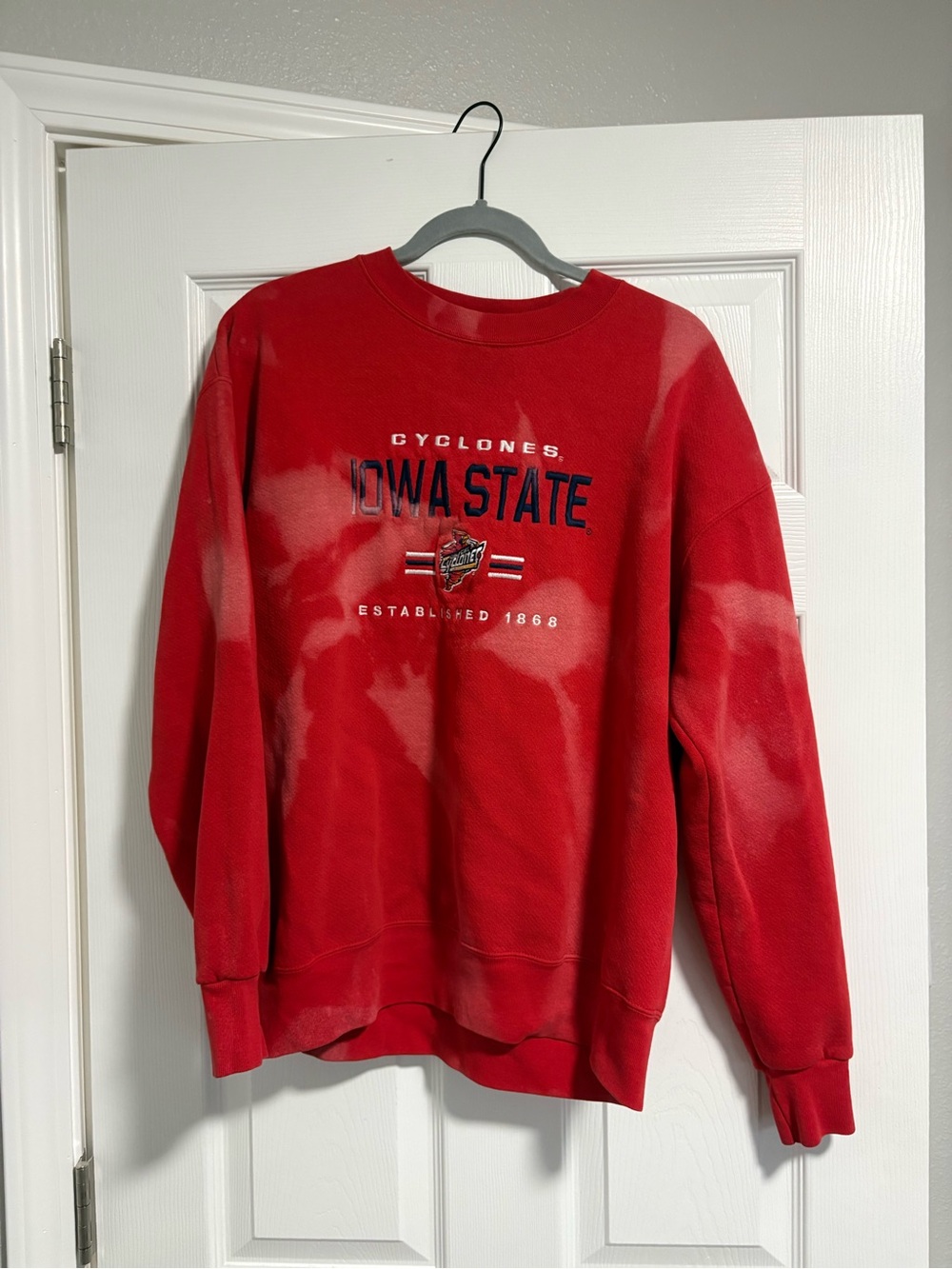 Cyclones Red Crewneck Sweatshirt